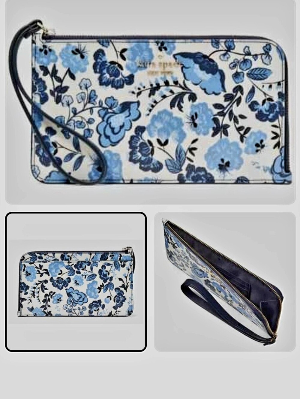 Kate Spade Lucy Vase Floral Wristlet - Picture 3 of 3
